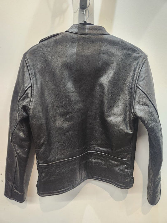 STRAIGHT TO HELL Offender Leather JACKET, XS