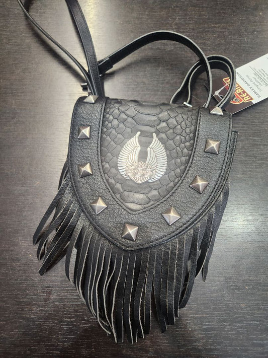 HARLEY DAVIDSON Fringed Purse Leather ACCESSORY