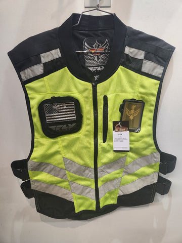 FLY Hi Vis Mesh Textile VEST, O/S