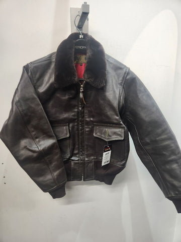 AERO M422A Bomber Leather JACKET, SM
