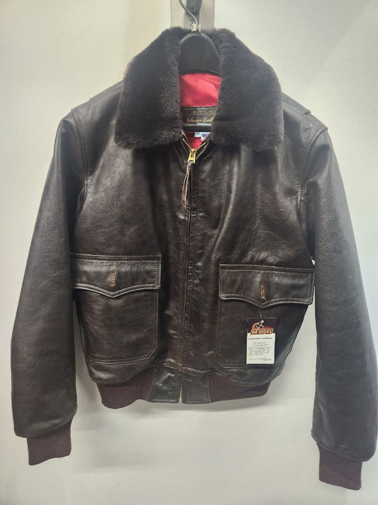 JOHNSON LEATHERS G1 Bomber Leather JACKET, SM