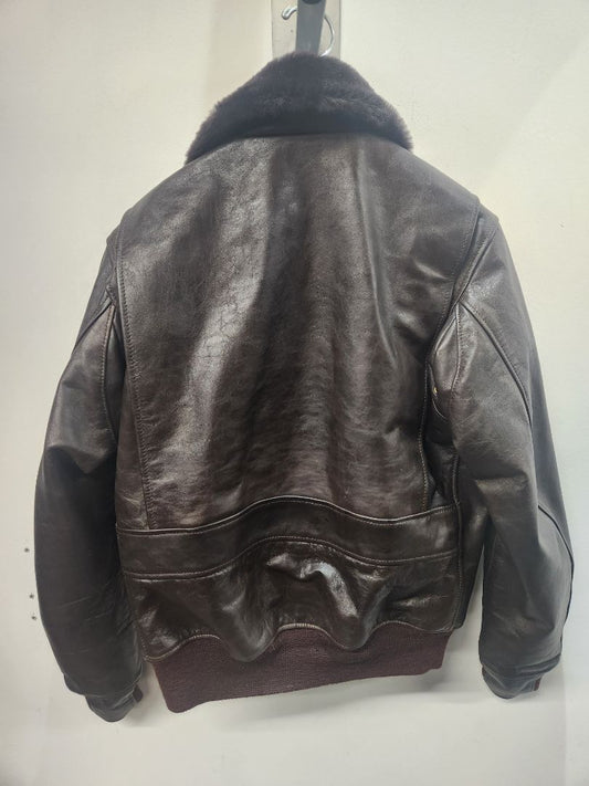 JOHNSON LEATHERS G1 Bomber Leather JACKET, SM