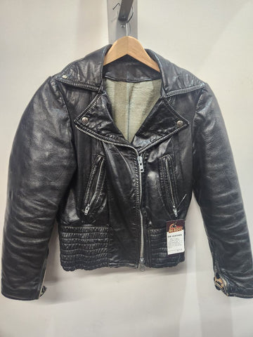 DR LEATHER Biker Classic Leather JACKET, SM