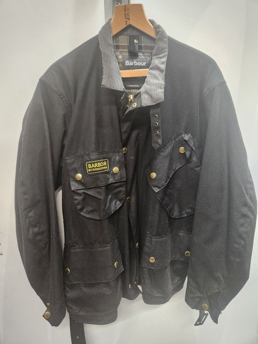 BARBOUR International Original Waxed Cotton JACKET, XL