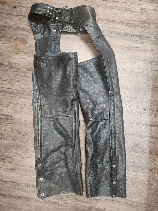 BIKER'S CLUB Riding Leather CHAPS, 24