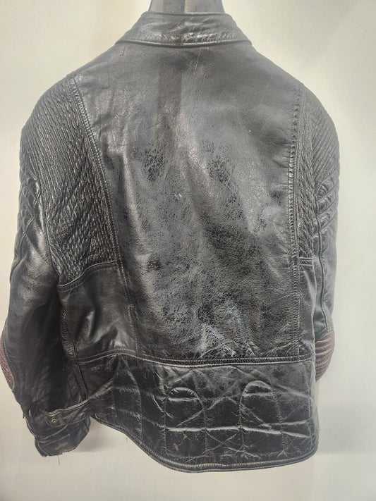 NIKO Euro Biker Leather JACKET, MED