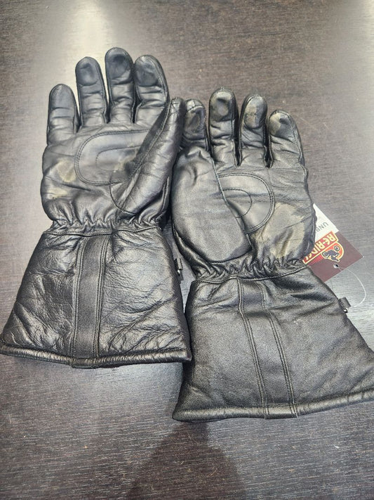 UNBRANDED Insulated Gauntlet Leather GLOVES, MED