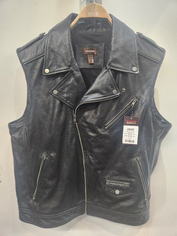 DANIER Biker Classic Leather VEST, XXL