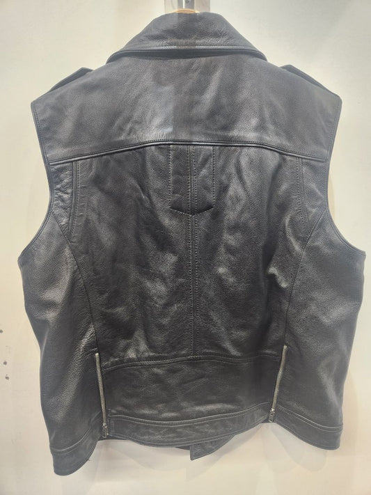 DANIER Biker Classic Leather VEST, XXL