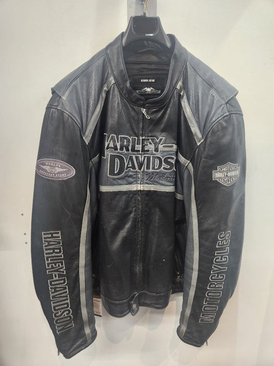 HARLEY DAVIDSON Cafe Racer Leather JACKET, 3XL