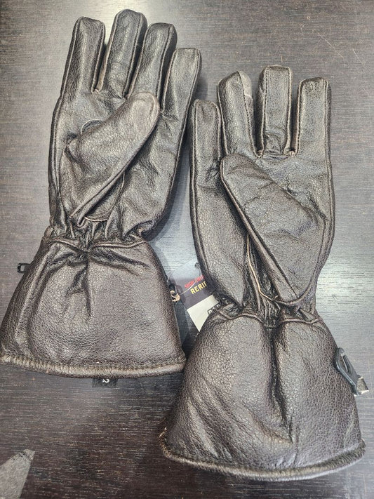 XELEMENT Insulated Gauntlet Leather GLOVES, SM