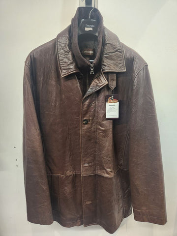 DANIER Car Coat Leather COAT, LRG