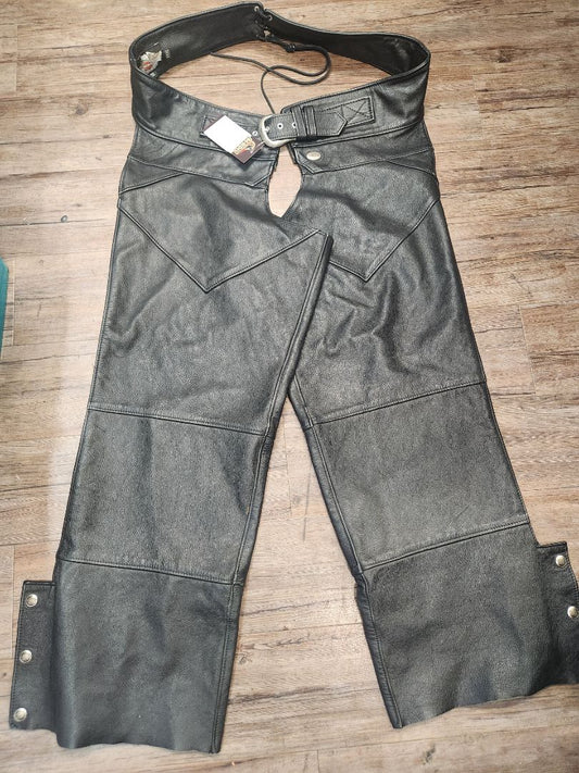 HARLEY DAVIDSON Classic Leather CHAPS, 28