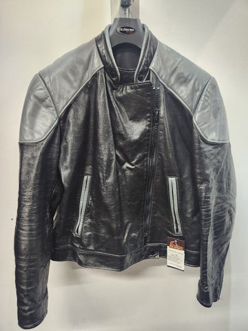 ORIGINAL LEATHER FACTORY Euro Biker Leather JACKET, XL