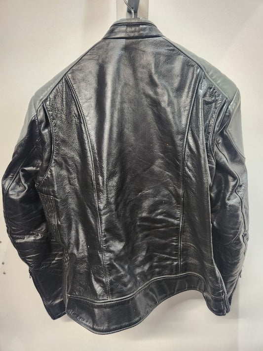 ORIGINAL LEATHER FACTORY Euro Biker Leather JACKET, XL