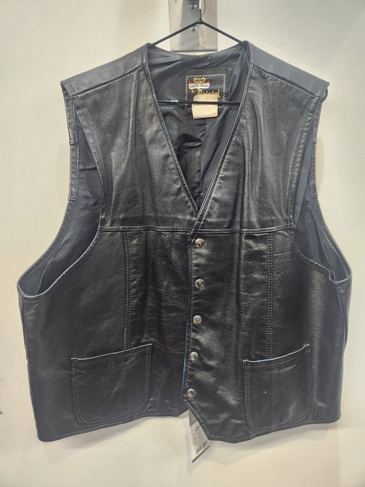 BRISTOL Gambler Leather VEST, XXL