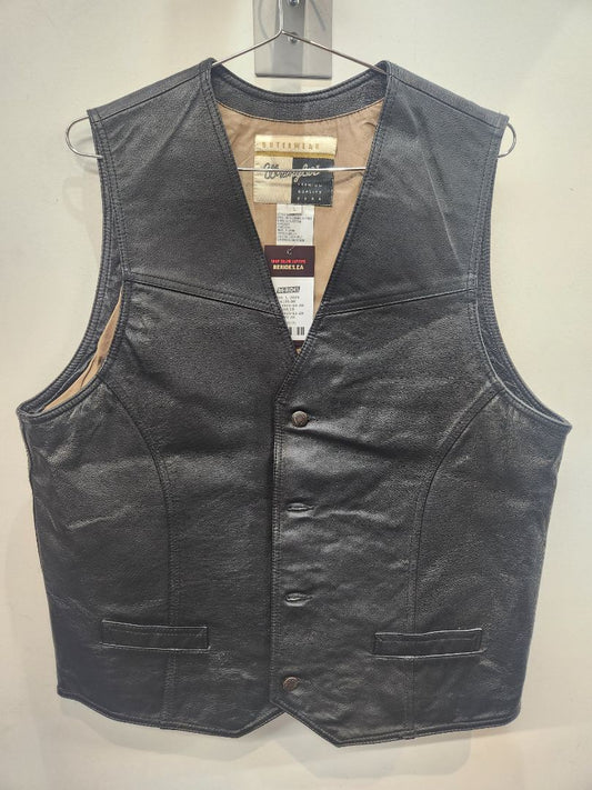 WRANGLER Gambler Leather VEST, LRG