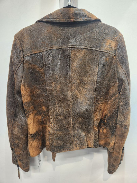 WILSON'S Fashion Biker Leather JACKET, MED