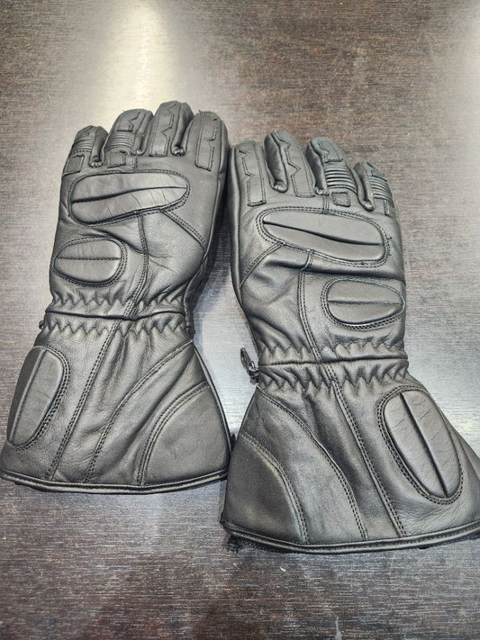 UNBRANDED Insulated Gauntlet Leather GLOVES, MED
