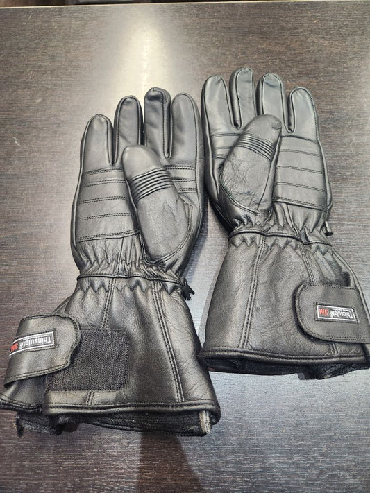 UNBRANDED Insulated Gauntlet Leather GLOVES, SM