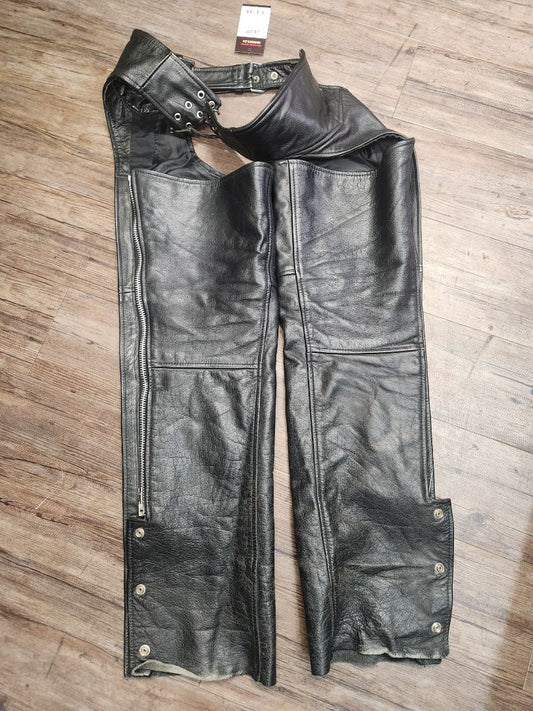 BIKER'S CLUB Classic Leather CHAPS, 22