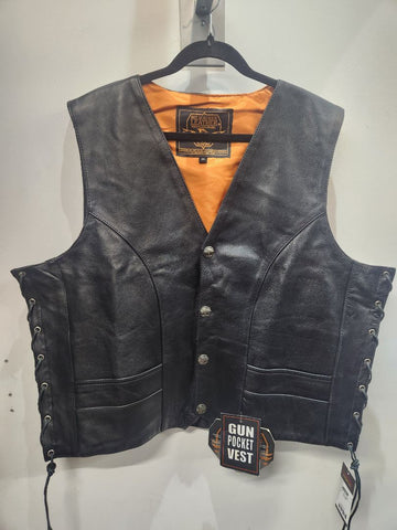MILWAUKEE Gambler Leather VEST, XXL