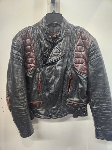CORDOVAN Euro Biker Leather JACKET, SM