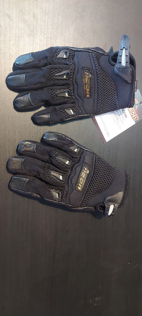 ICON Twenty-Niner Mixed Material GLOVES, MED