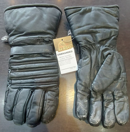 UNBRANDED Winter Gauntlet Leather GLOVES, 3XL