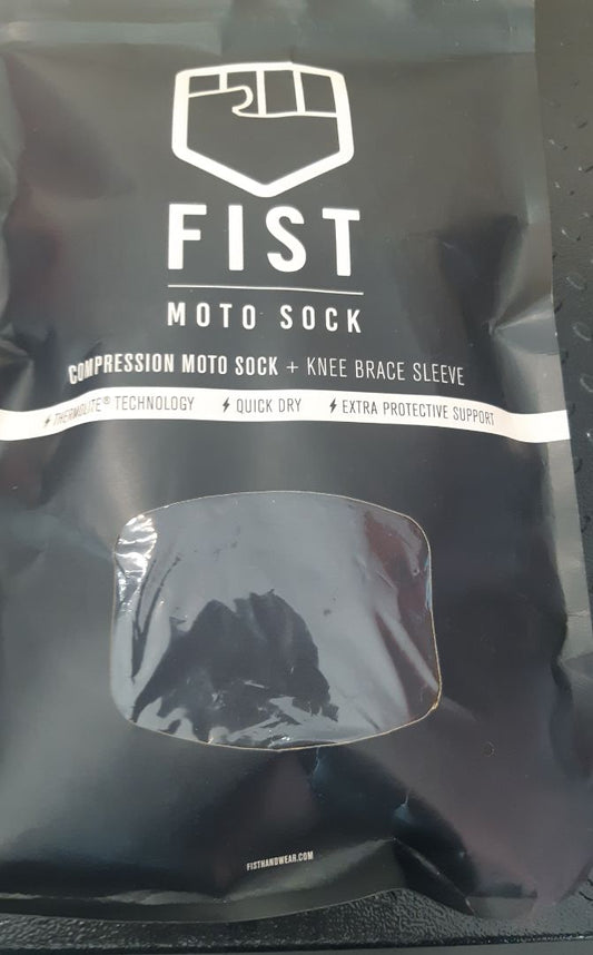 FIST Compression Thigh High Sock / Solid Black Textile ACCESSORY, SM