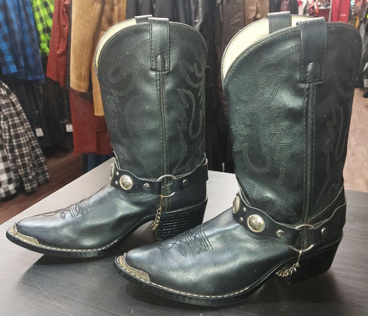 SMOKY MOUNTAIN Western Harness Leather FOOTWEAR, 38.5