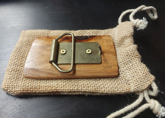 OFFCUT ACCESSORIES Belt Buckle Hickory ACCESSORY