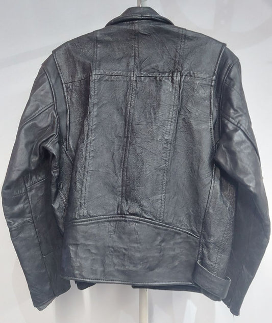 UNBRANDED Biker Classic Leather JACKET, MED