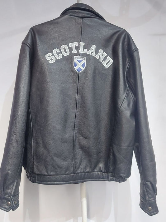 HERITAGE OF SCOTLAND Casual Leather JACKET, XL