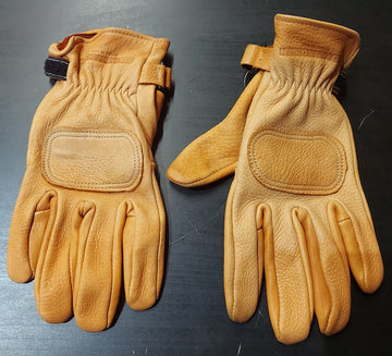 LEE PARKS DESIGN DeerTours Leather GLOVES, LRG