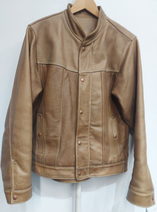 LEATHER & STITCHES Custom Leather JACKET, SM