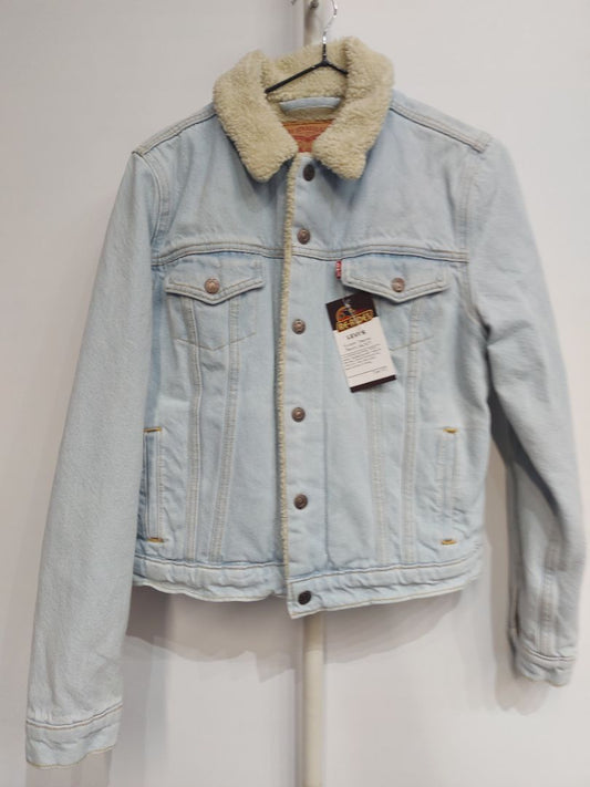 LEVI'S Trucker Sherpa Denim JACKET, XS