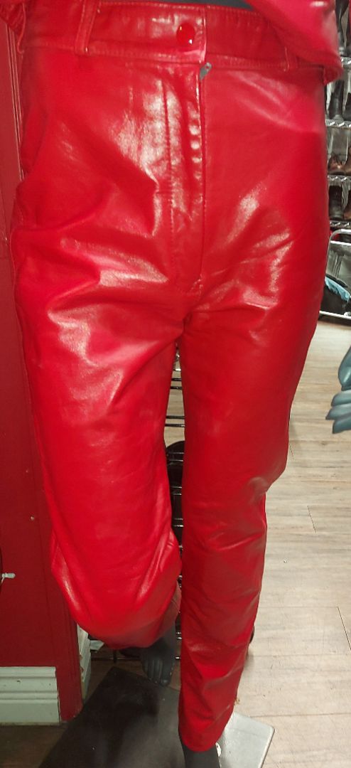 ORIGINAL LEATHER FACTORY Vintage Sport Leather PANTS, 31.5