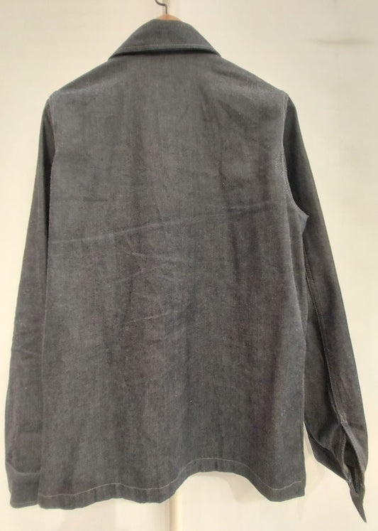 NAKED & FAMOUS Button Up Work Denim SHIRT, SM