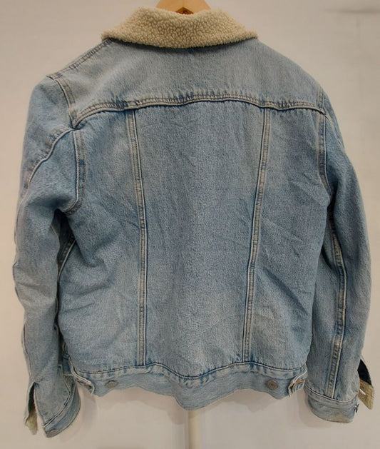 LEVI'S Trucker Sherpa Denim JACKET, LRG