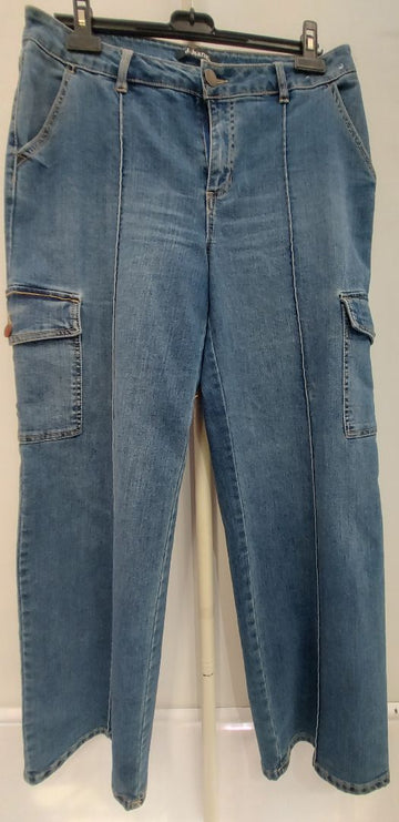 D. JEANS Cargo Denim PANTS, 34