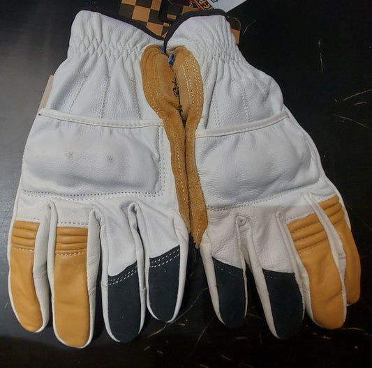 BILTWELL Borrego Leather GLOVES, LRG