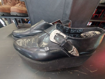 T.U.K. Platform Creepers Leather FOOTWEAR, 41