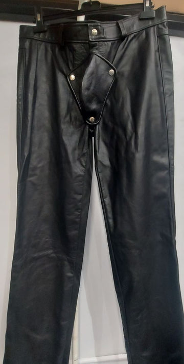 MACK'S LEATHERS Pants w/ Codpiece Leather FETISH, 38