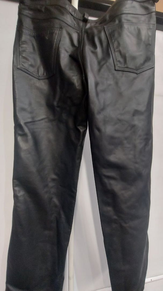 MACK'S LEATHERS Pants w/ Codpiece Leather FETISH, 38