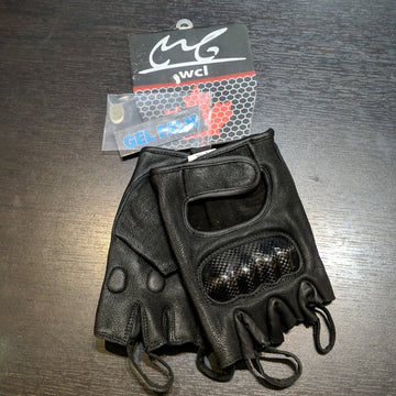 WCL Fingerless + Knuckle 1001 Leather GLOVES, 2XL