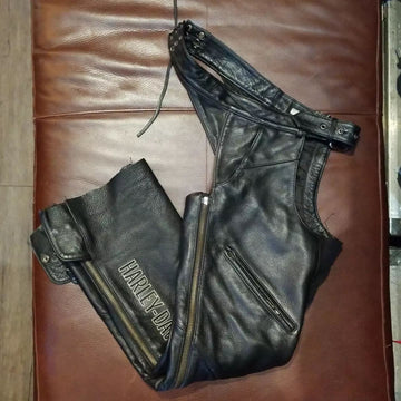 HARLEY DAVIDSON Riding Leather CHAPS, 20