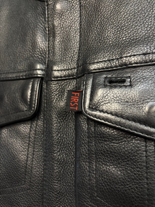 FIRST Club Leather VEST, MED