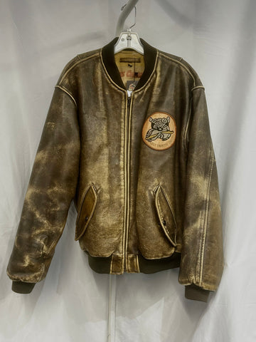 CHEVIGNON A-2 Flight Jacket Leather 674d5f30-ff5a-4bfe-bf66-ec3276c06a6f, XXL