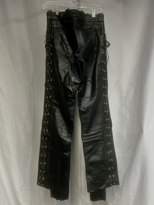 CUSTOM Riding Leather Pants Size 25